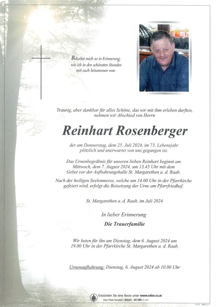 Reinhart Rosenberger