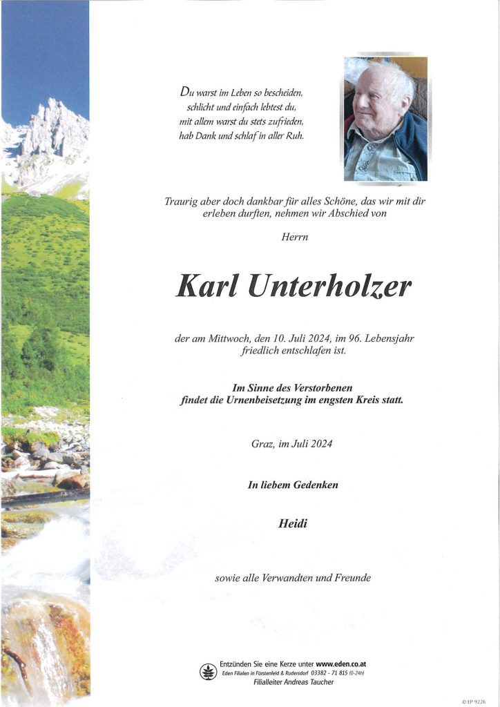 Karl Unterholzer