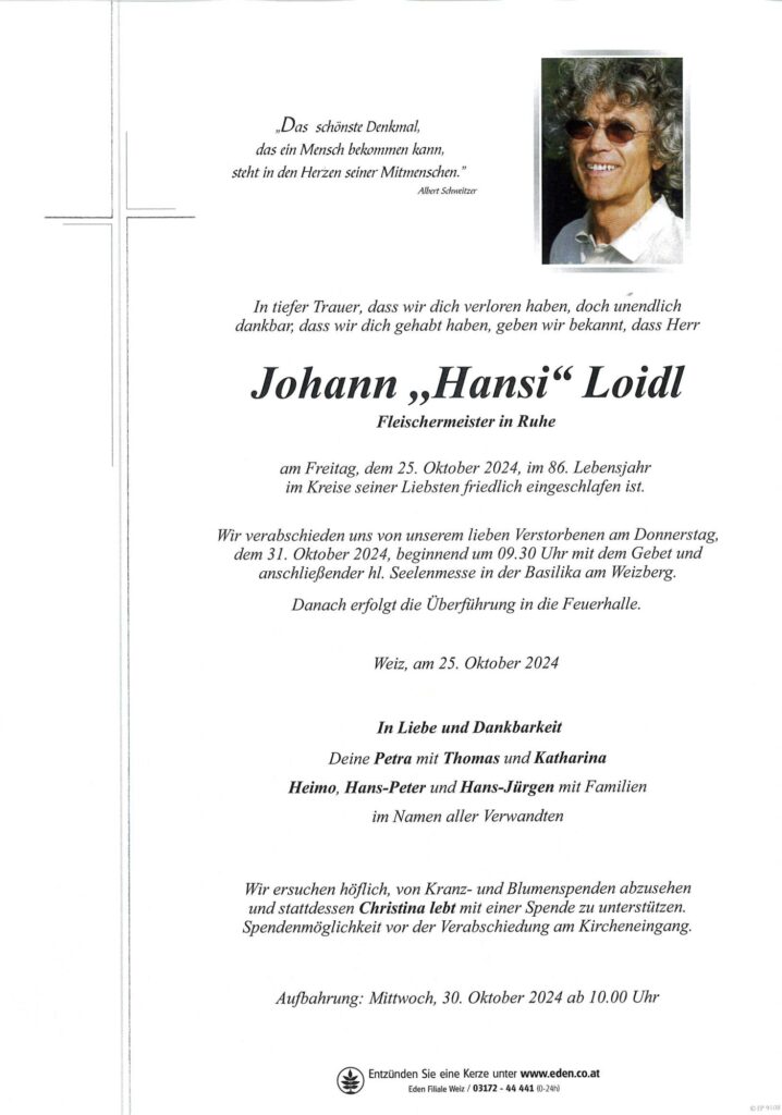 Johann „Hansi“ Loidl