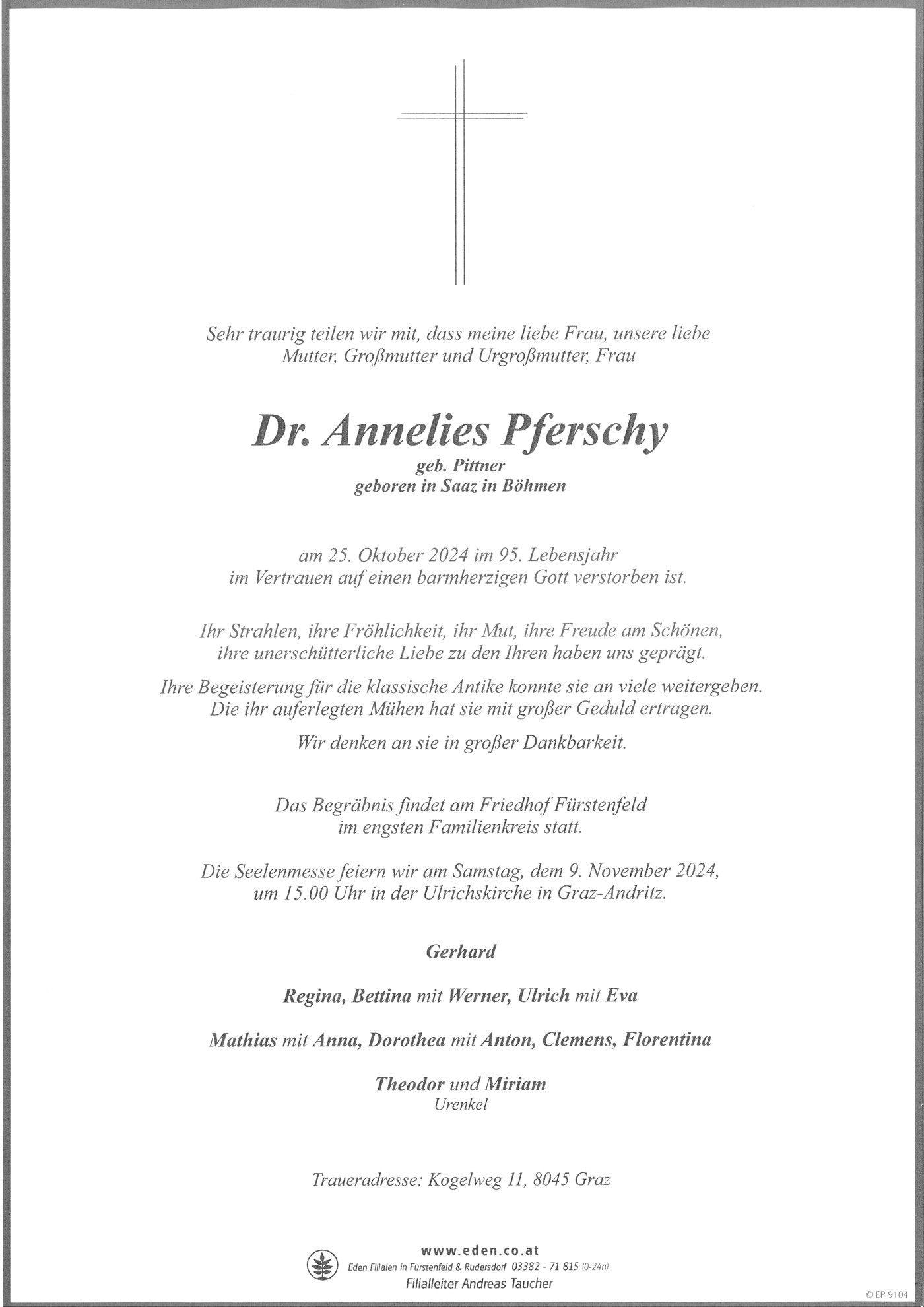 Dr. Annelies Pferschy