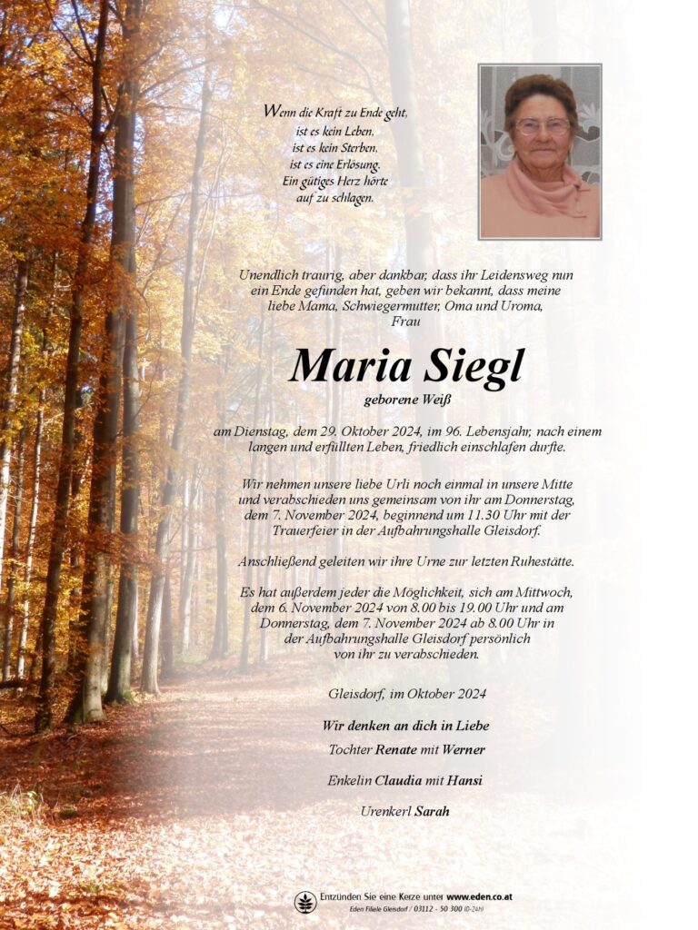 Maria Siegl