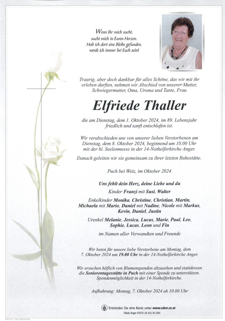 Elfriede Thaller