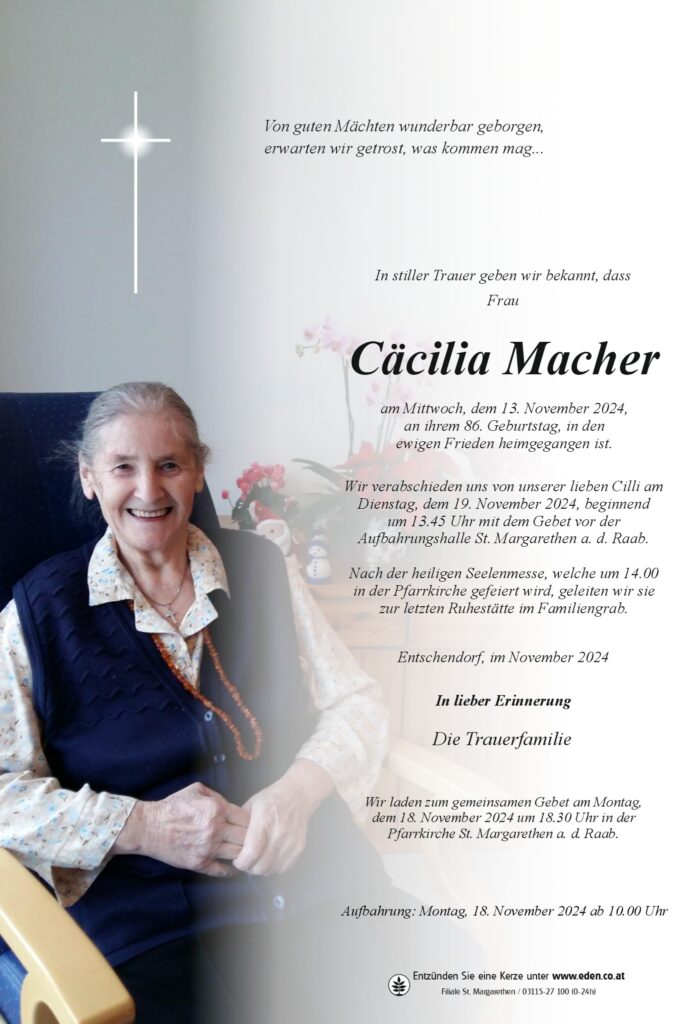 Cäcilia Macher