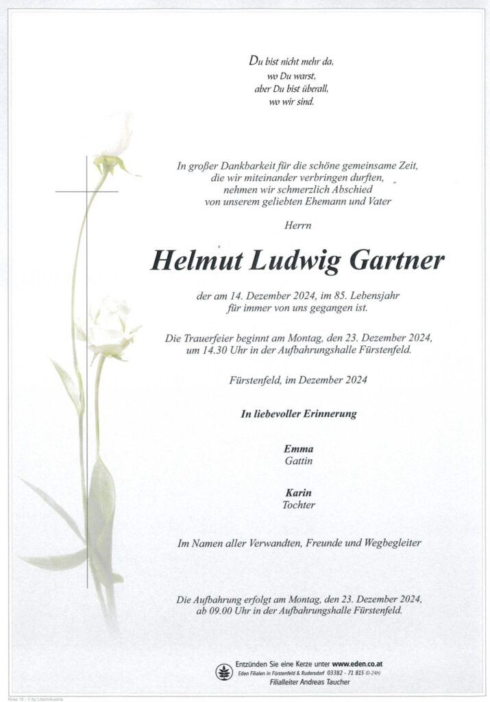 Helmut Ludwig Gartner