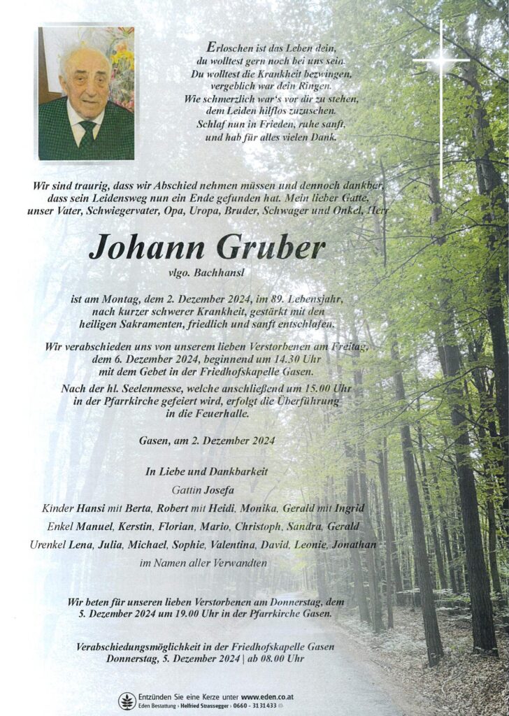 Johann Gruber