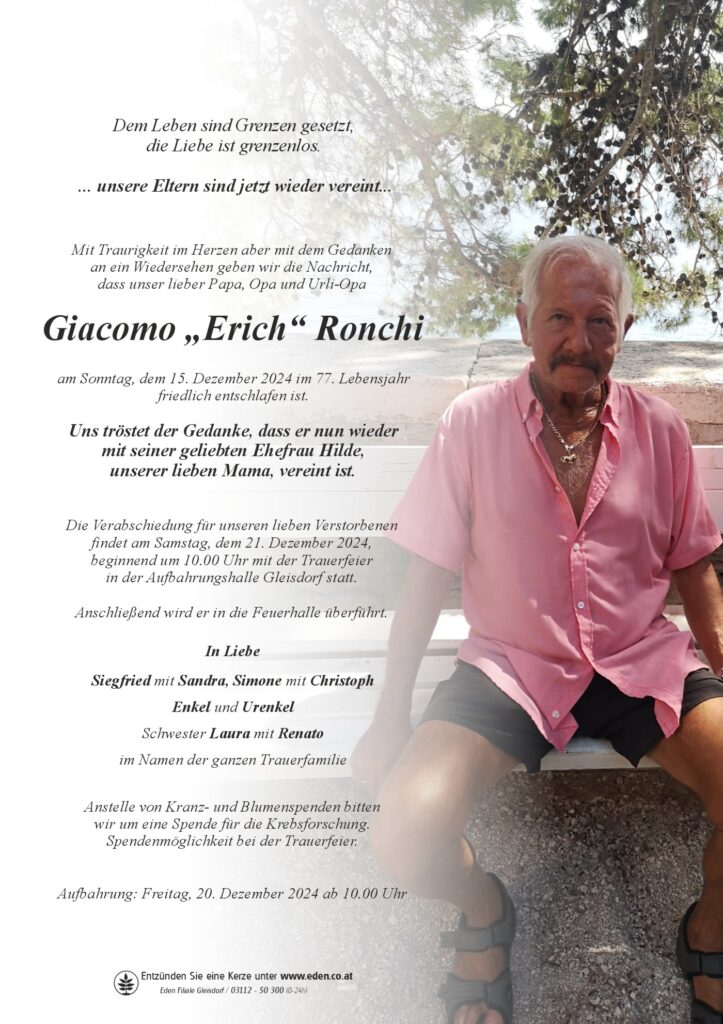 Giacomo „Erich“ Ronchi