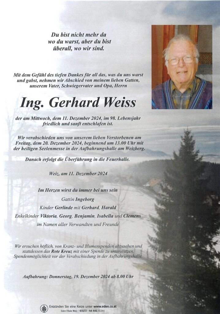 Ing. Gerhard Weiss