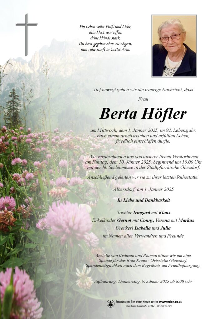 Berta Höfler