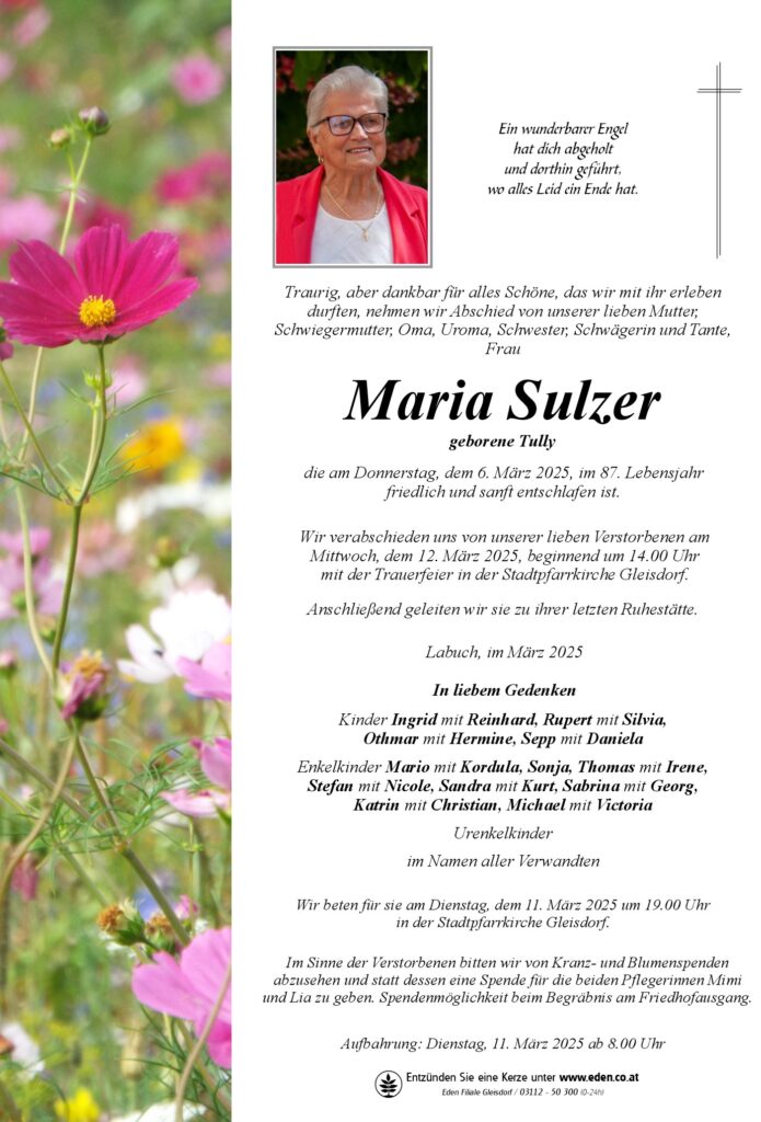 Maria Sulzer